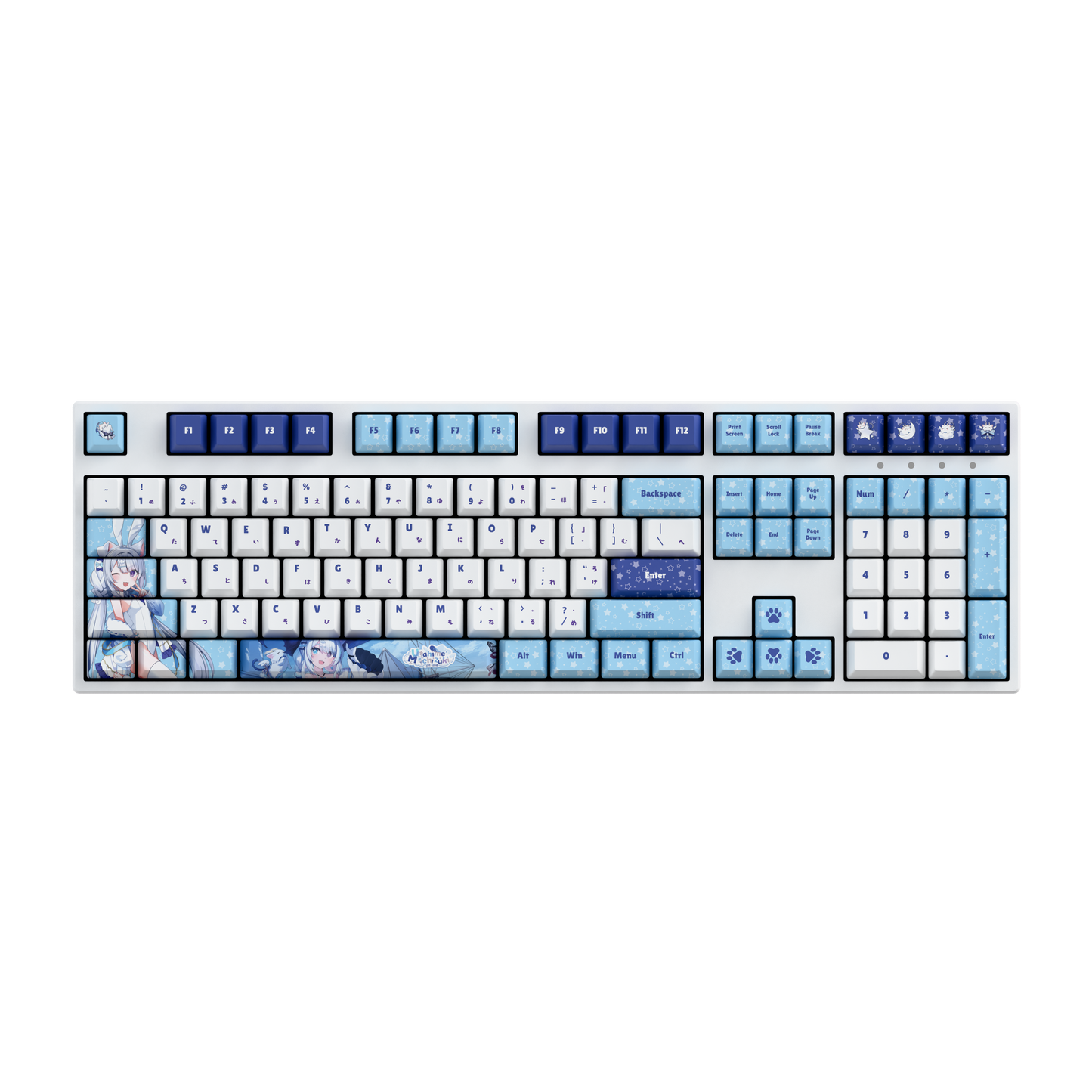 Utahime Mochizuki 100% RGB Mechanical Keyboard