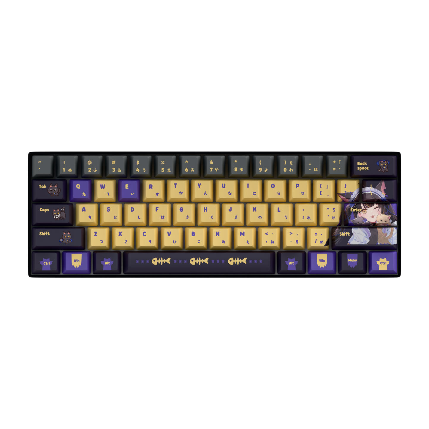 Miu Akumiya 60% RGB Mechanical Keyboard