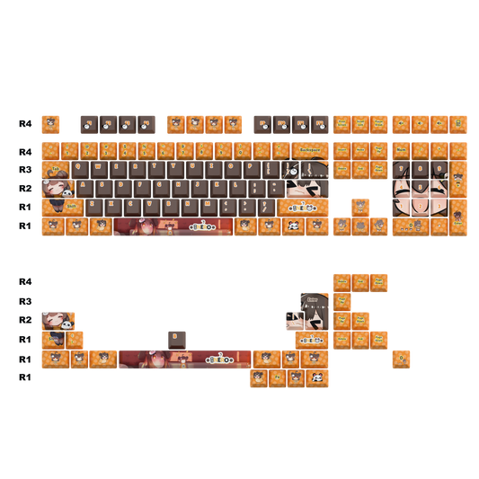Nero Keycaps Set
