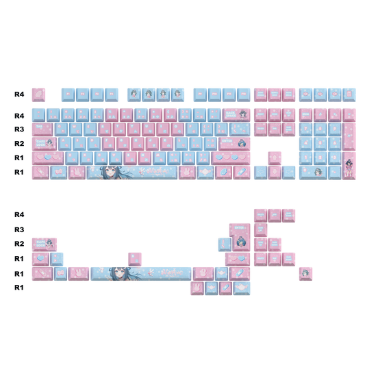 Nene Amano New Visual Keycaps Set