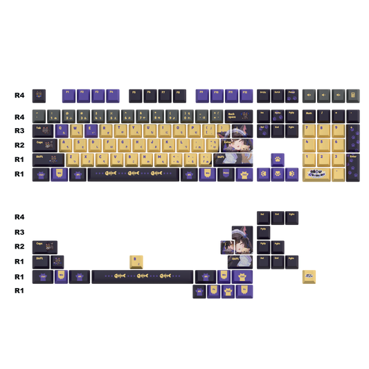 Miu Akumiya Keycaps Set