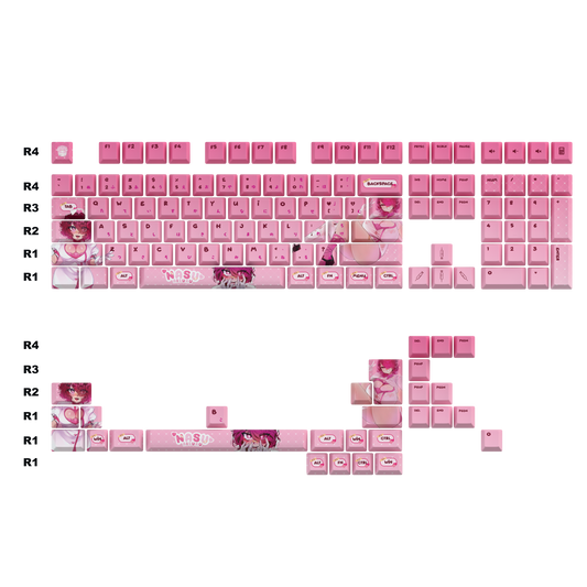 Nasu Aisuru Keycaps Set