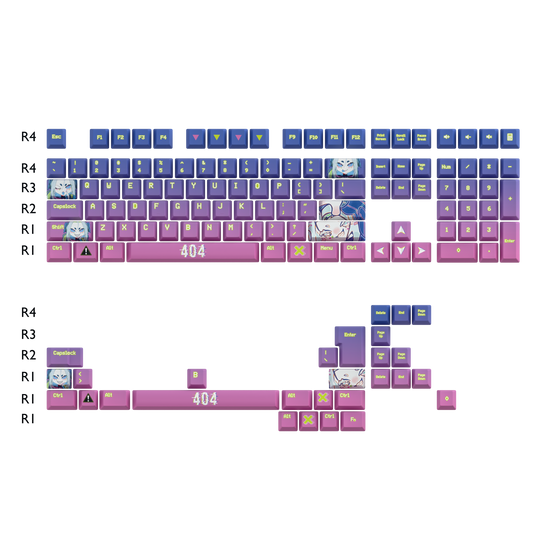 Vivi Virus Keycaps Set