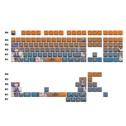 Ace Ayune Keycaps Set