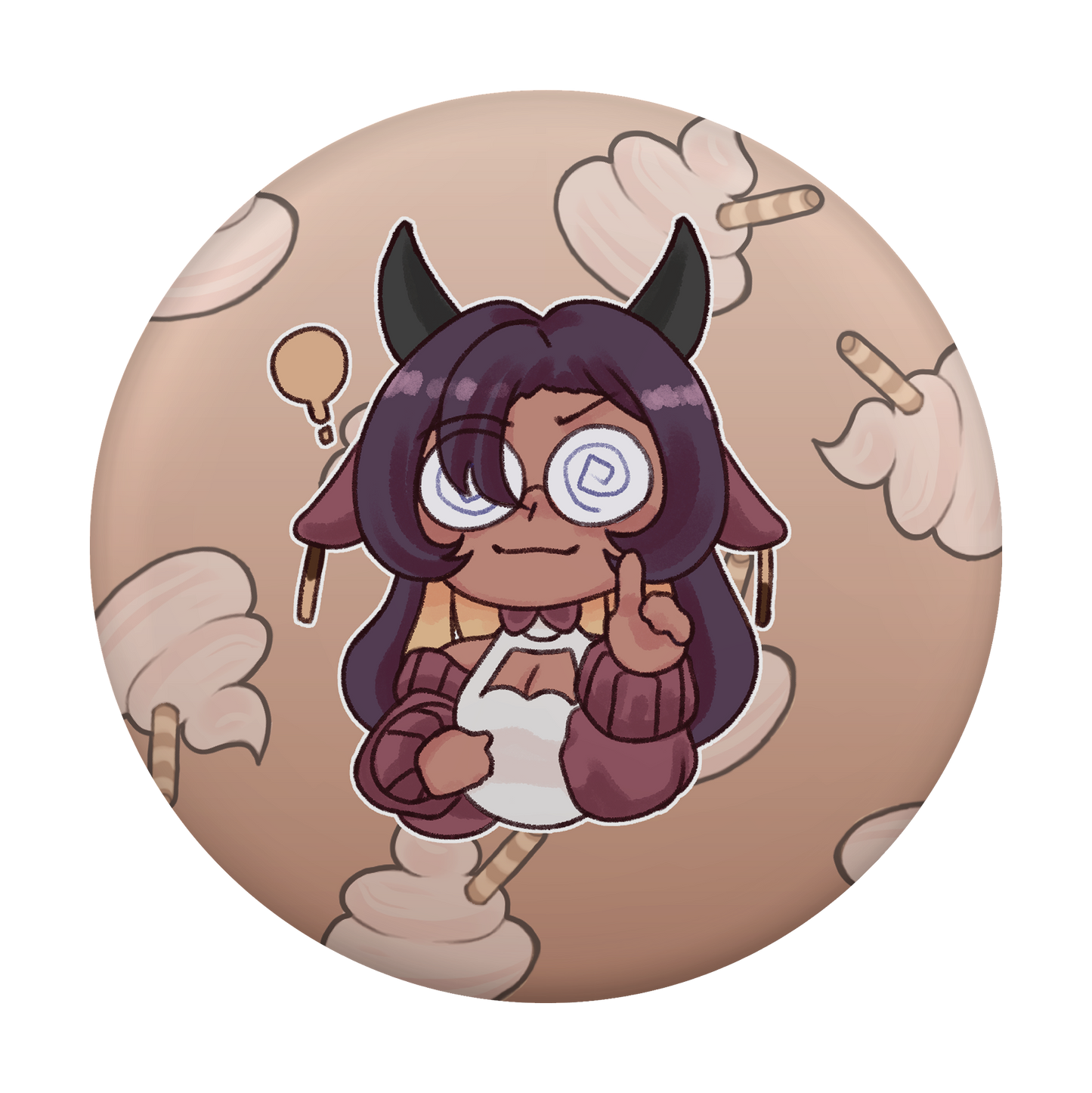 Pocky Sorbet Badge