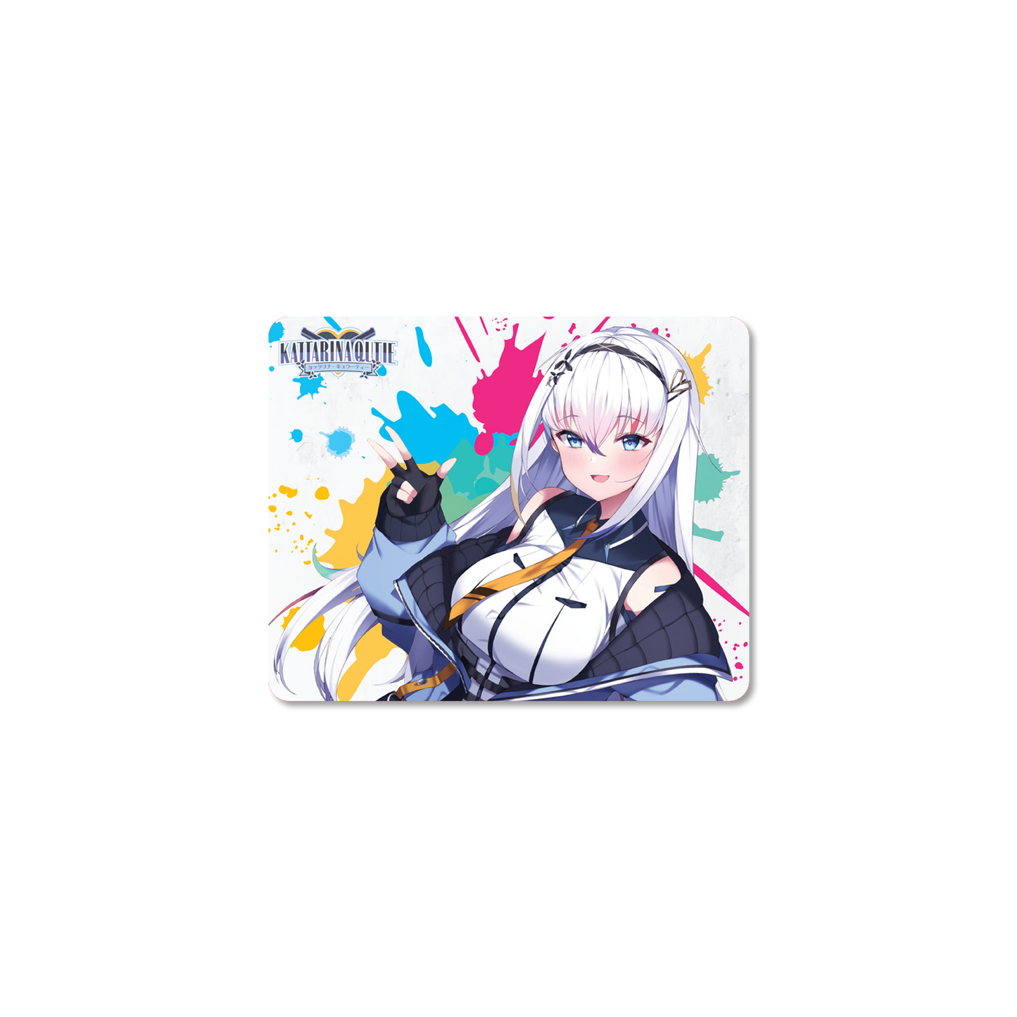Kattarina Qutie Glass Mousepad