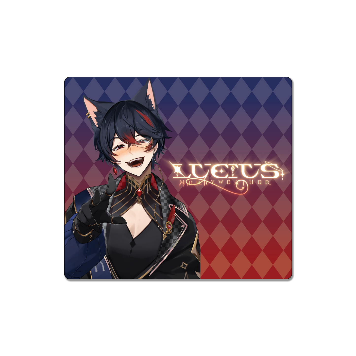 Lucius Merryweather Glass Mousepad