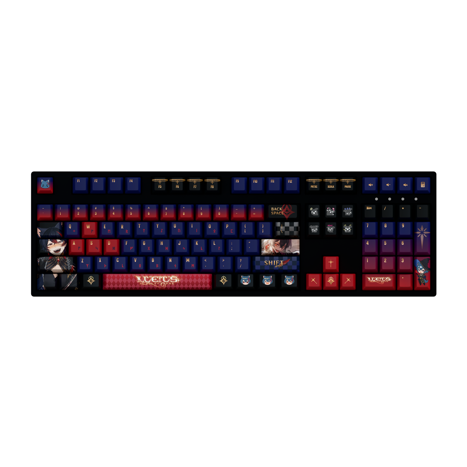 [LIMITED DROP] Lucius Merryweather 100% RGB Mechanical Keyboard
