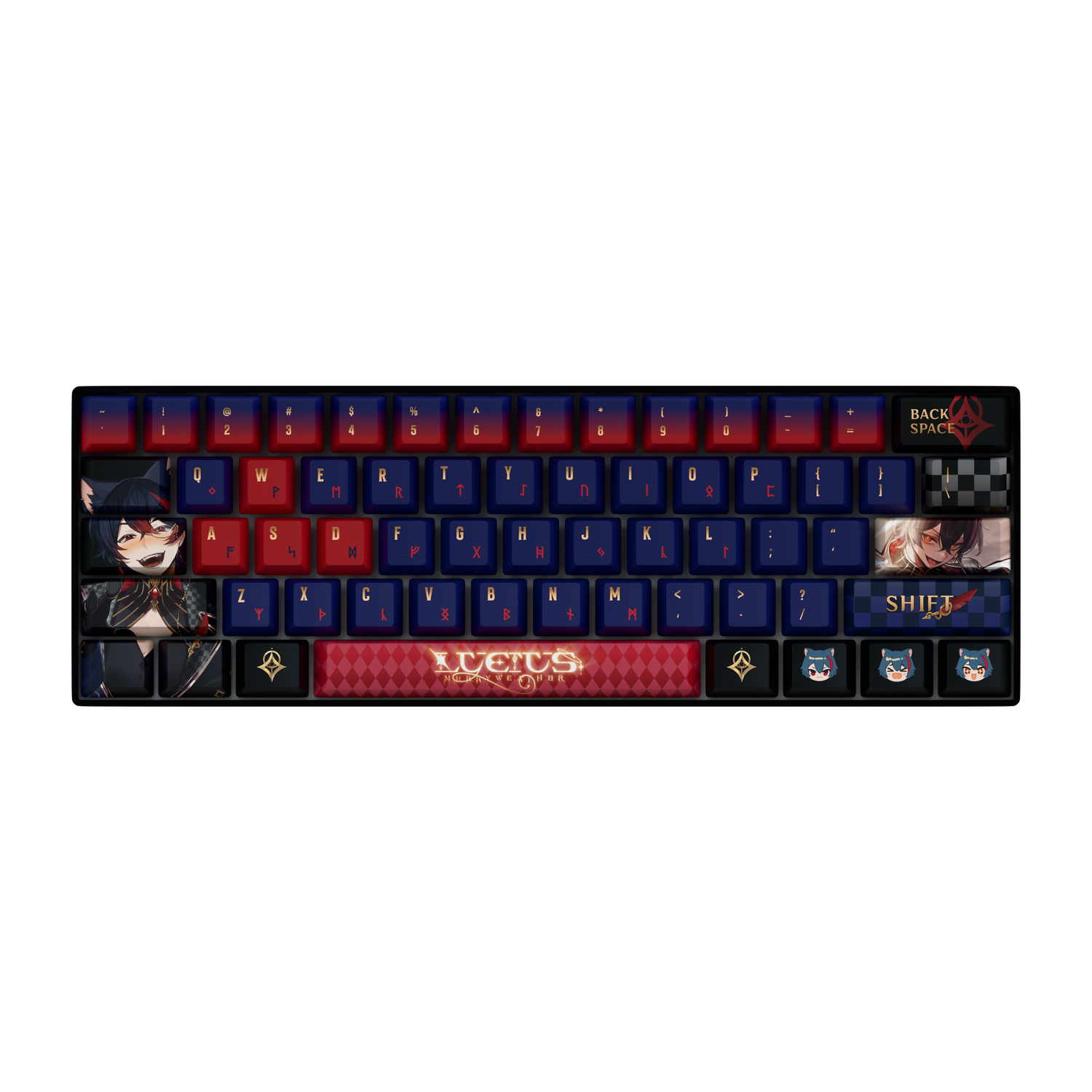 Lucius Merryweather 60% RGB Mechanical Keyboard