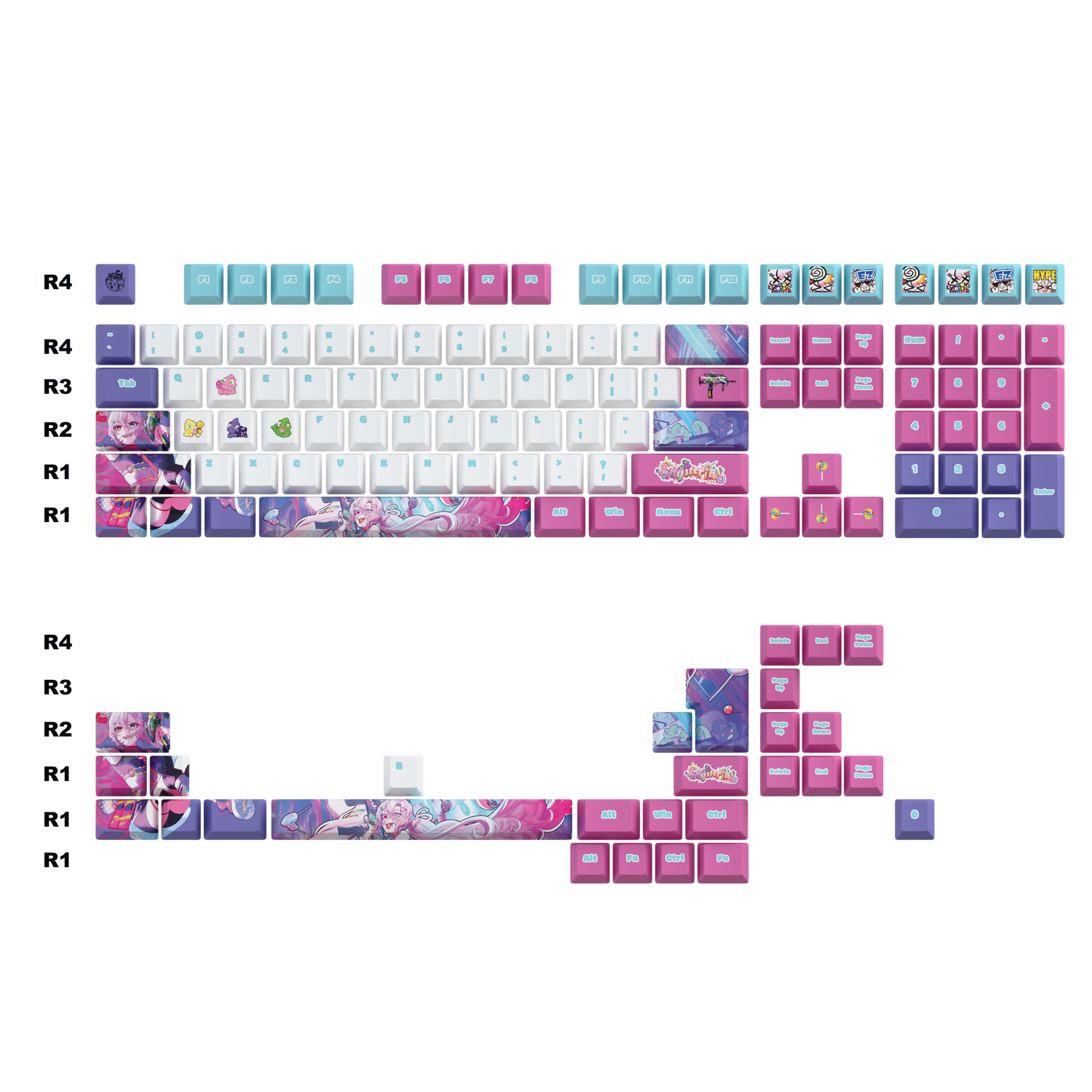 Hysteria.EVE Keycaps Set