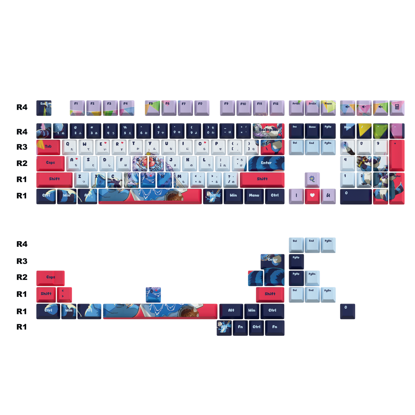 Mischief.EVE Keycaps Set