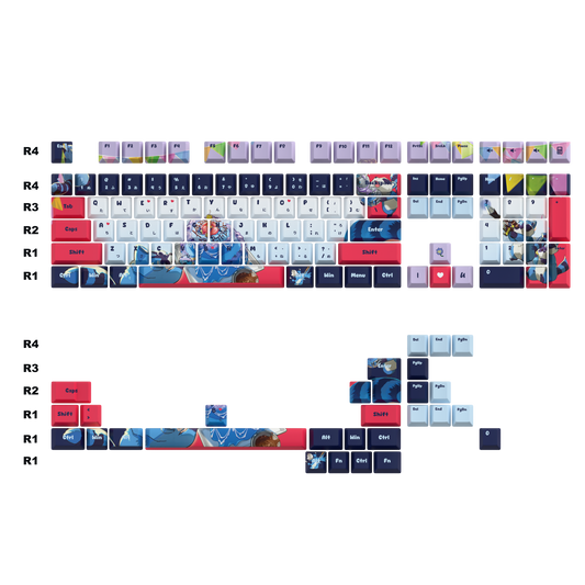 Mischief.EVE Keycaps Set