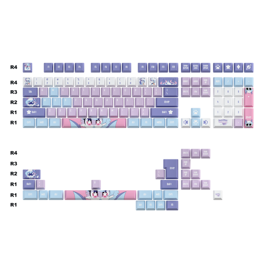 [LIMITED DROP] Cosmic keycaps Set