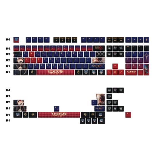 Lucius Merryweather Keycaps Set