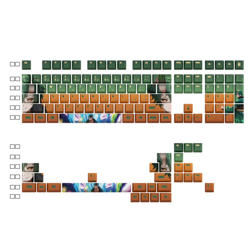 TheOzzieOni Keycaps Set
