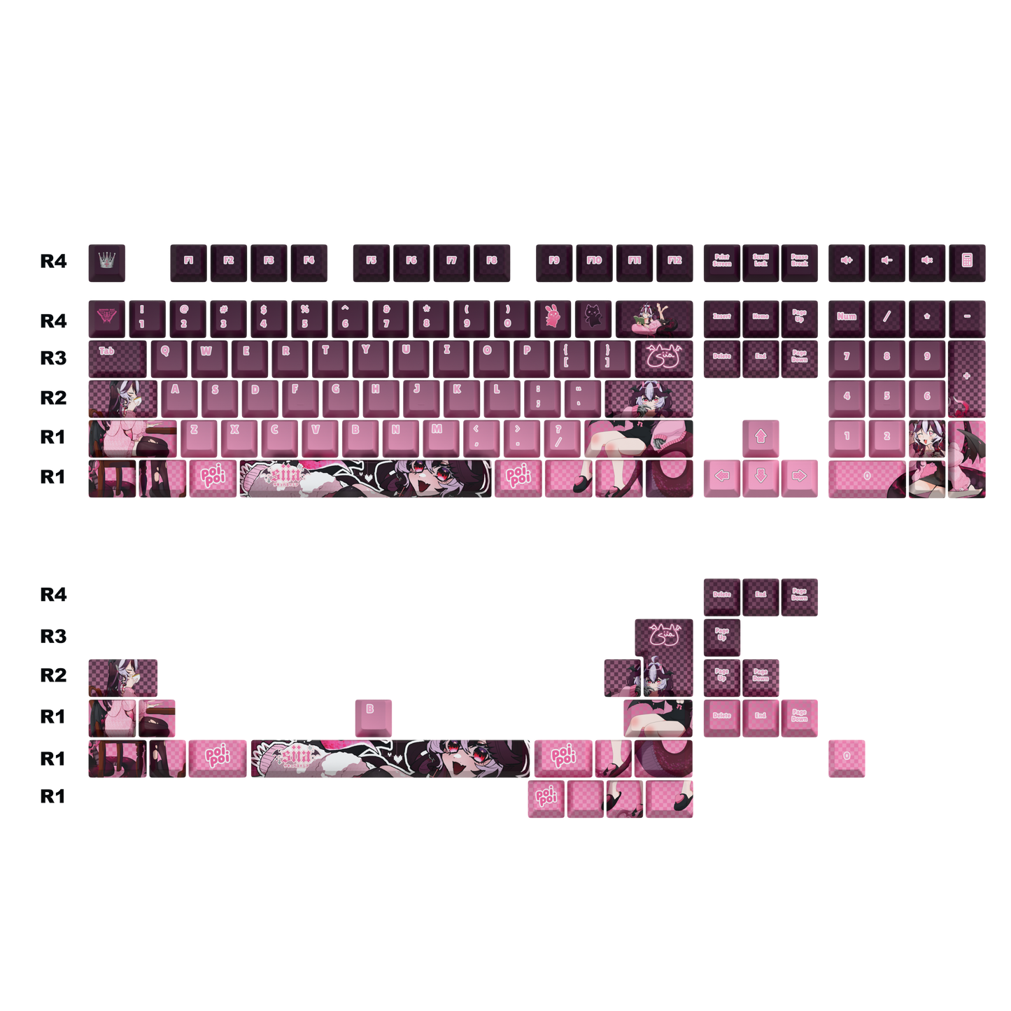 Siia Kiname Keycaps Set