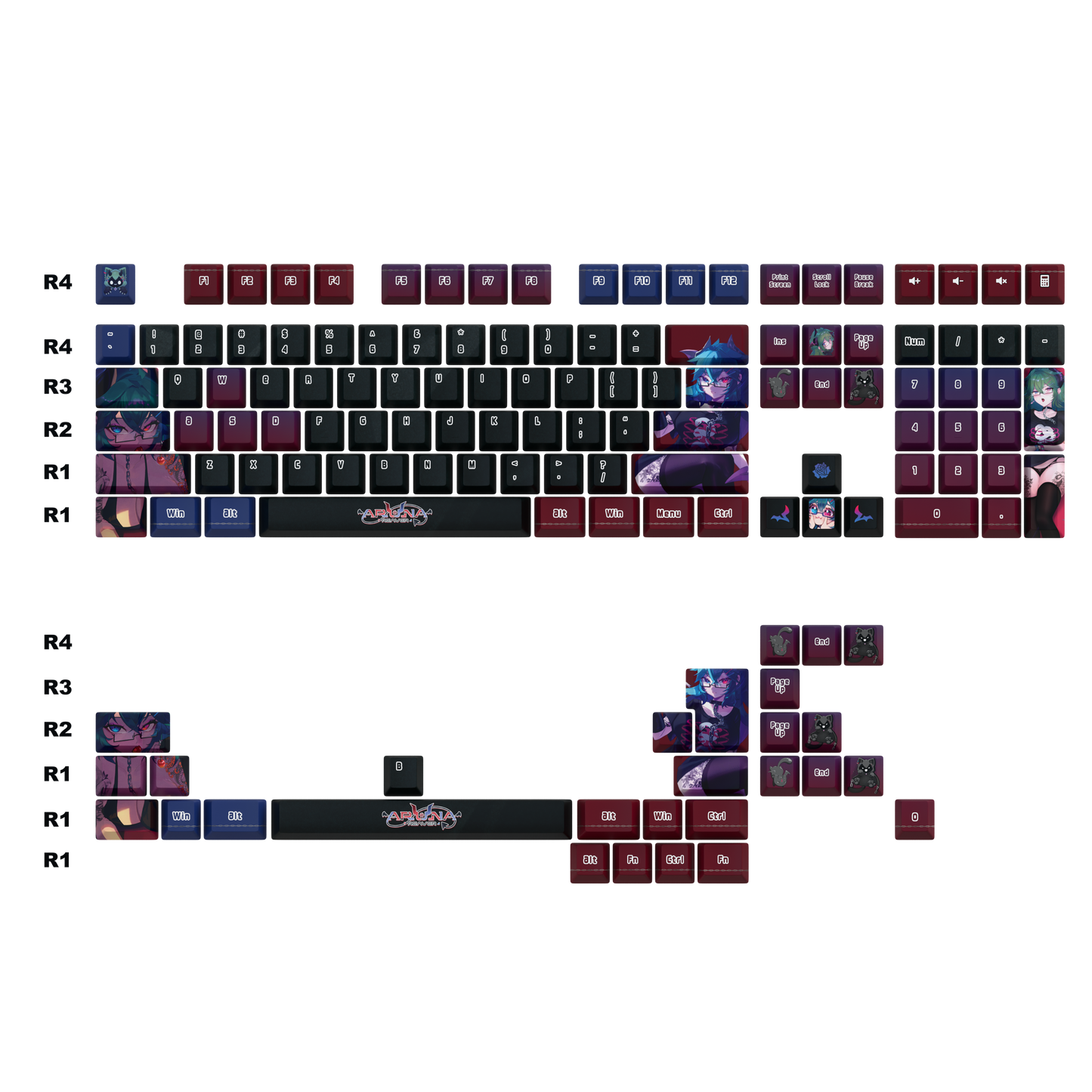 Aruna Reaver 2.0 Keycaps Set