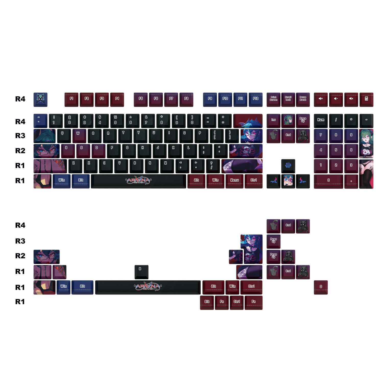 Aruna Reaver 2.0 Keycaps Set