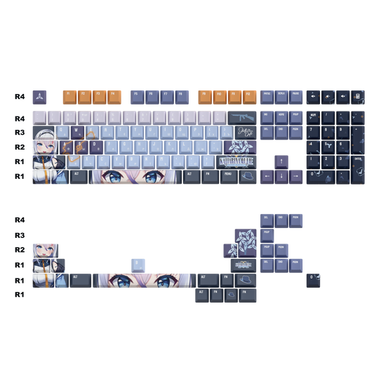 Kattarina Qutie Keycaps Set