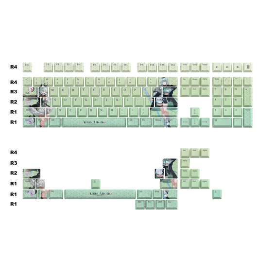 Alias Anono Keycaps Set