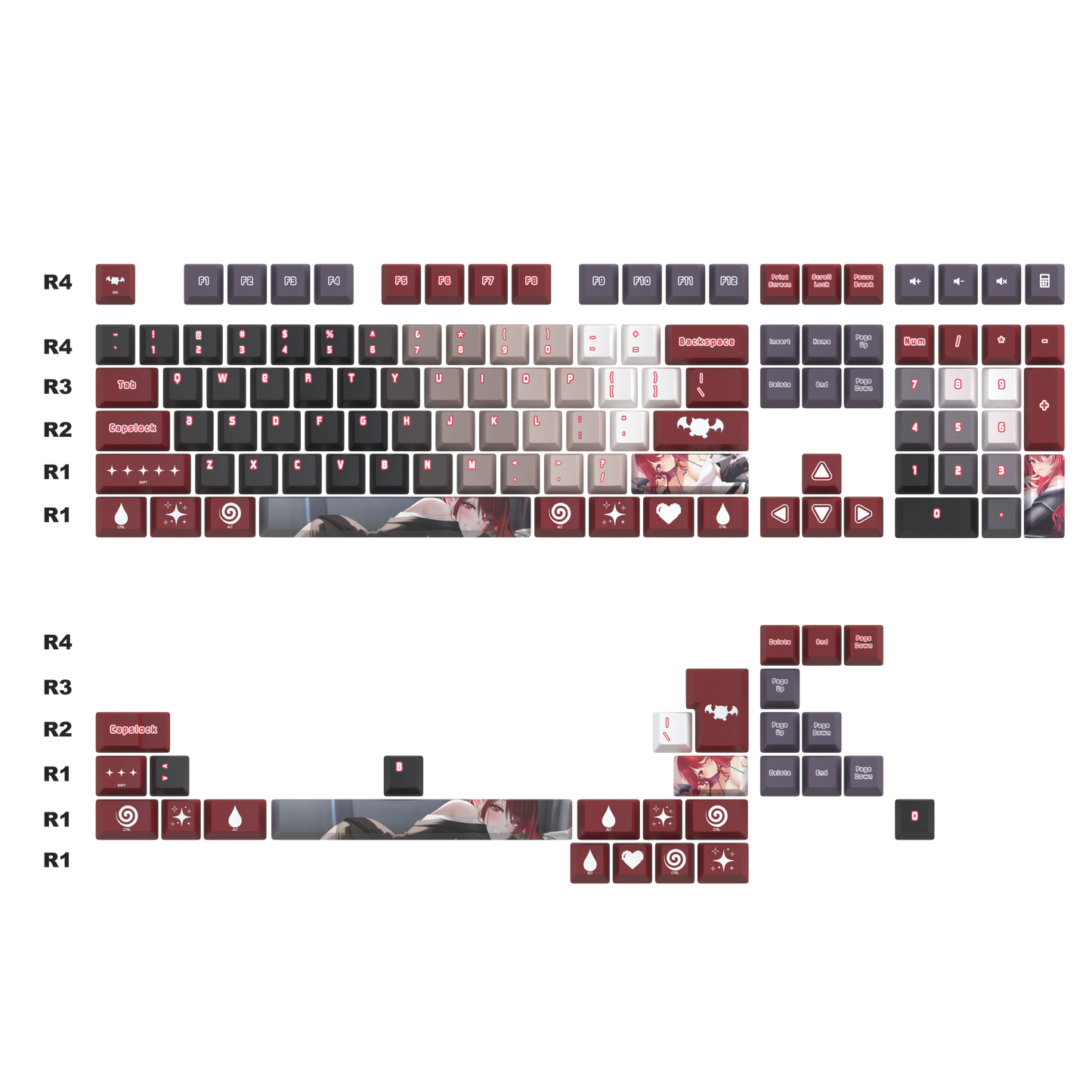 [LIMITED DROP] HysteriaV keycaps Set