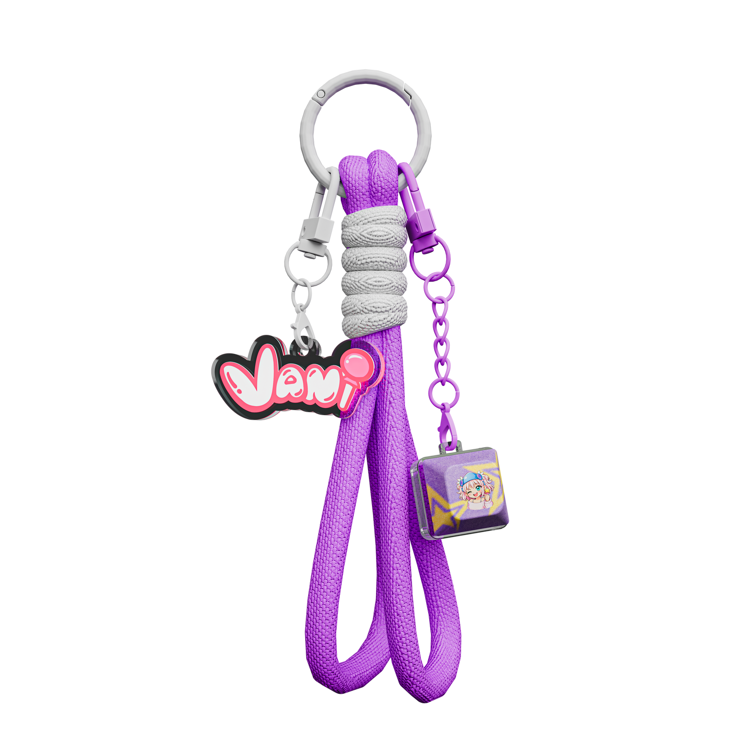 Vanilbean Fidget Keychain Style B