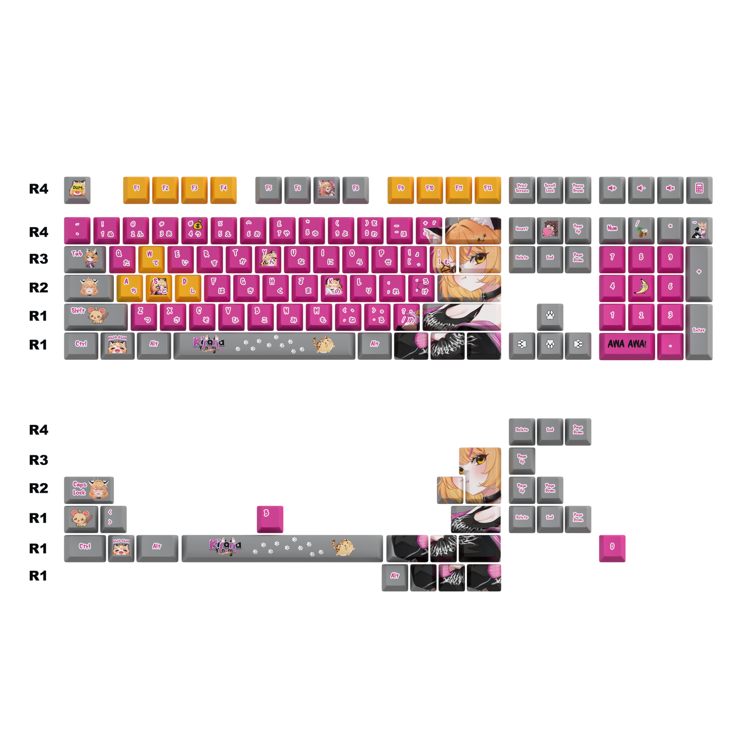 Kirana Keycaps Set