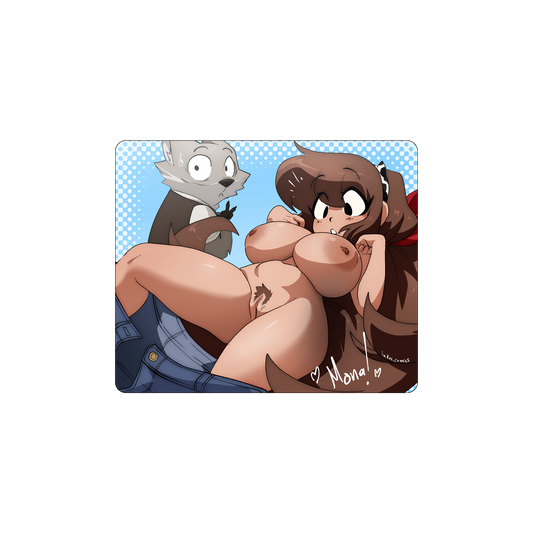 Inker Comics Glass Mousepad