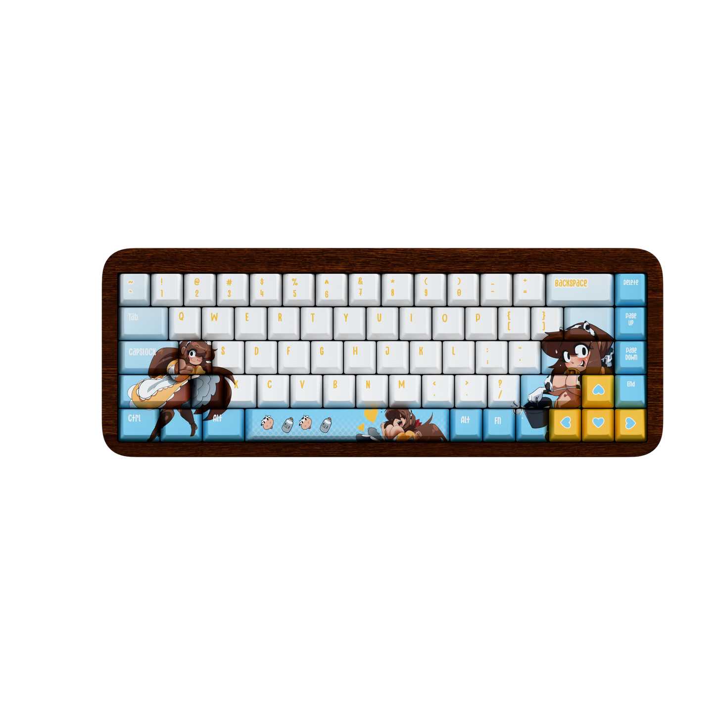[Limited Edition] Inker Comics 65% Wooden Keyboard