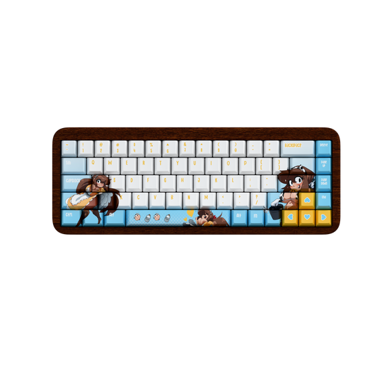 [Limited Edition] Inker Comics 65% Wooden Keyboard