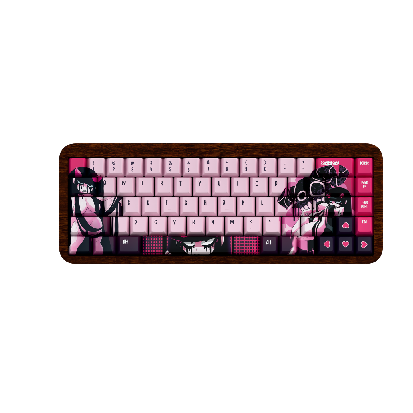 [Limited Edition] Inker Comics 65% Wooden Keyboard