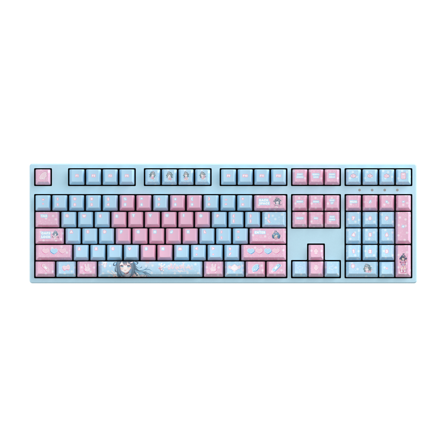 Nene Amano New Visual 100% RGB Mechanical Keyboard