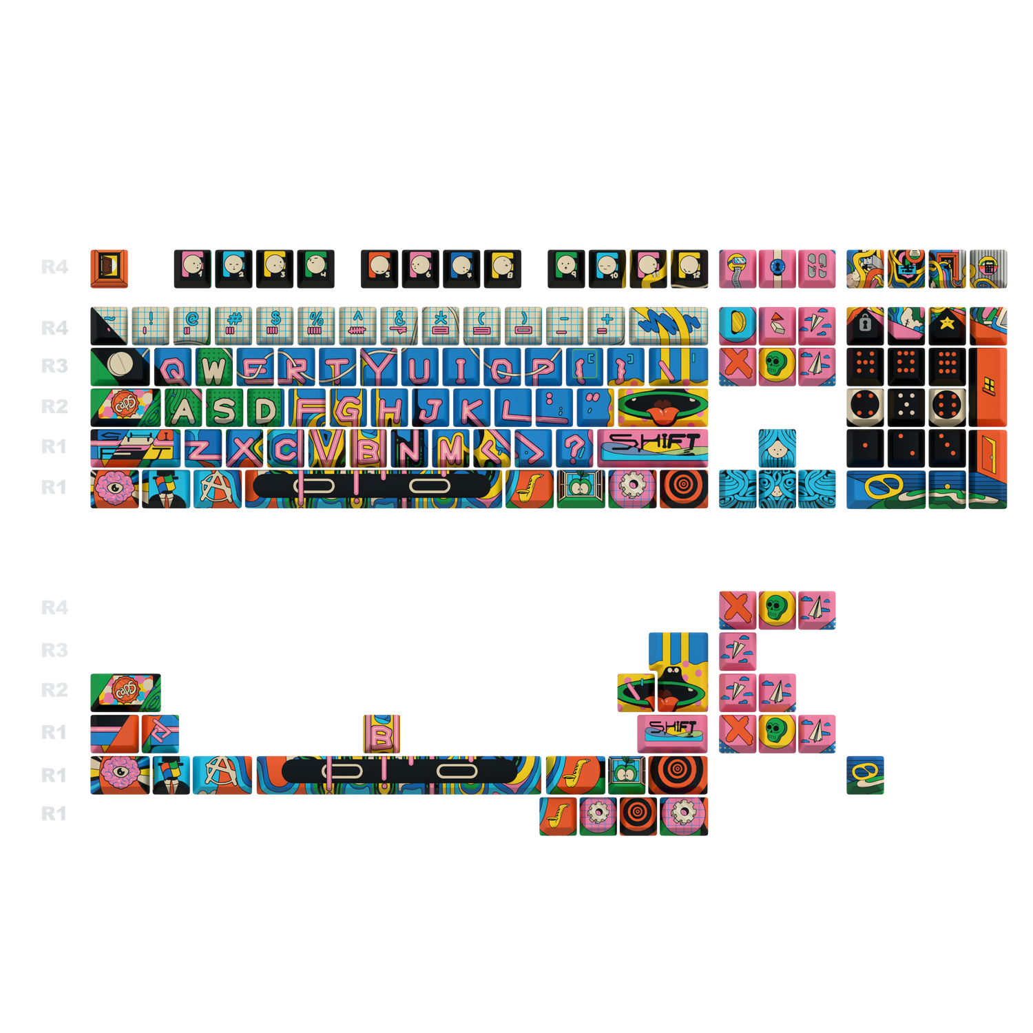 Oritoor Keycaps Set