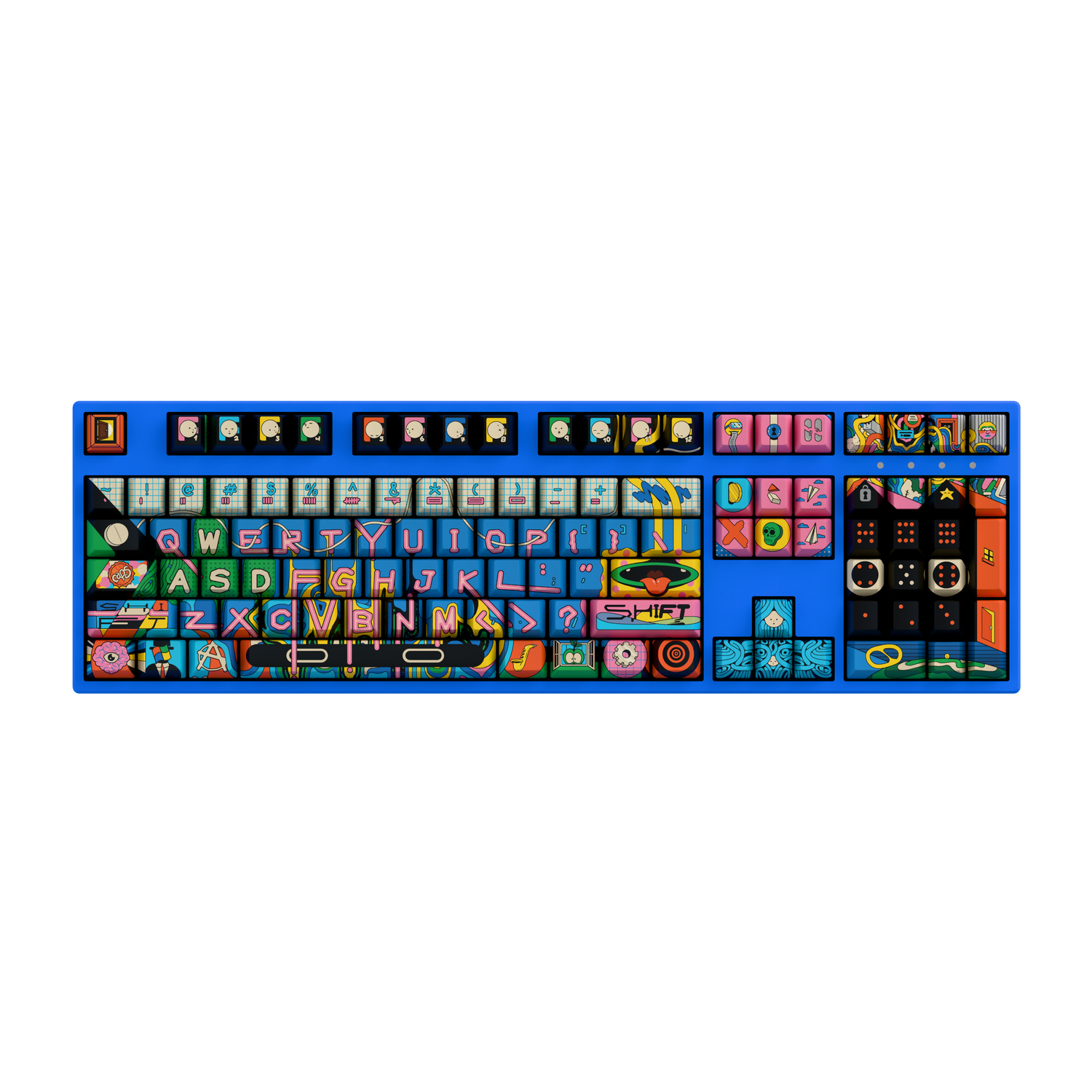 Oritoor 100% RGB Blue Mechanical Keyboard