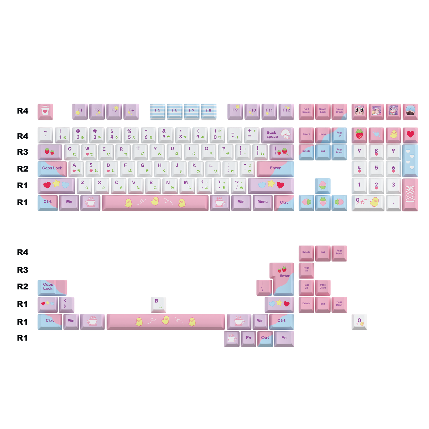 Pocket Trash Keycaps Set