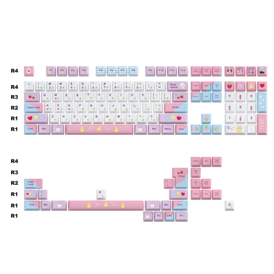 Pocket Trash Keycaps Set