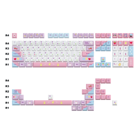 Pocket Trash Keycaps Set