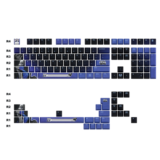 Roxo Keycaps Set