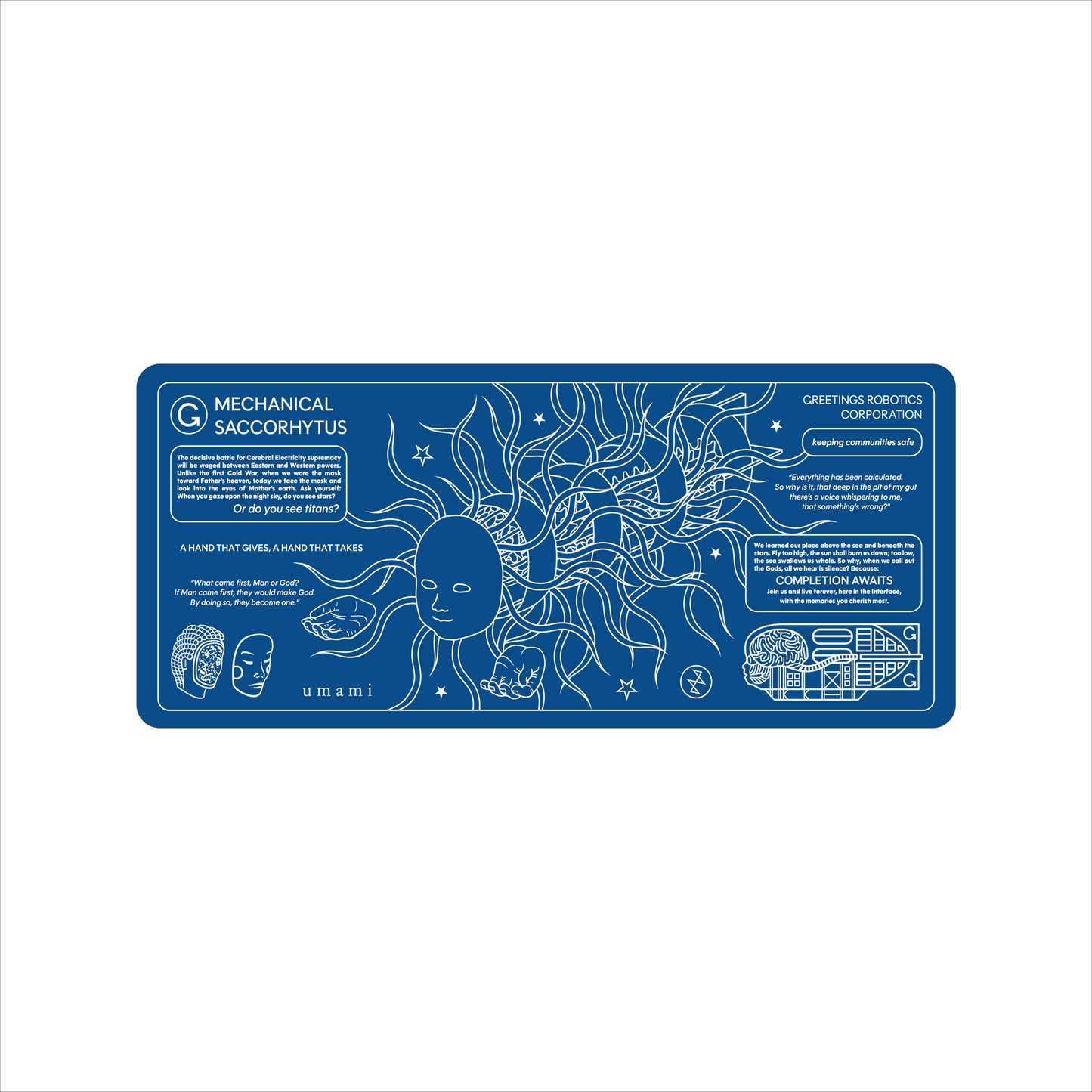 Umami Blueprint Deskmat