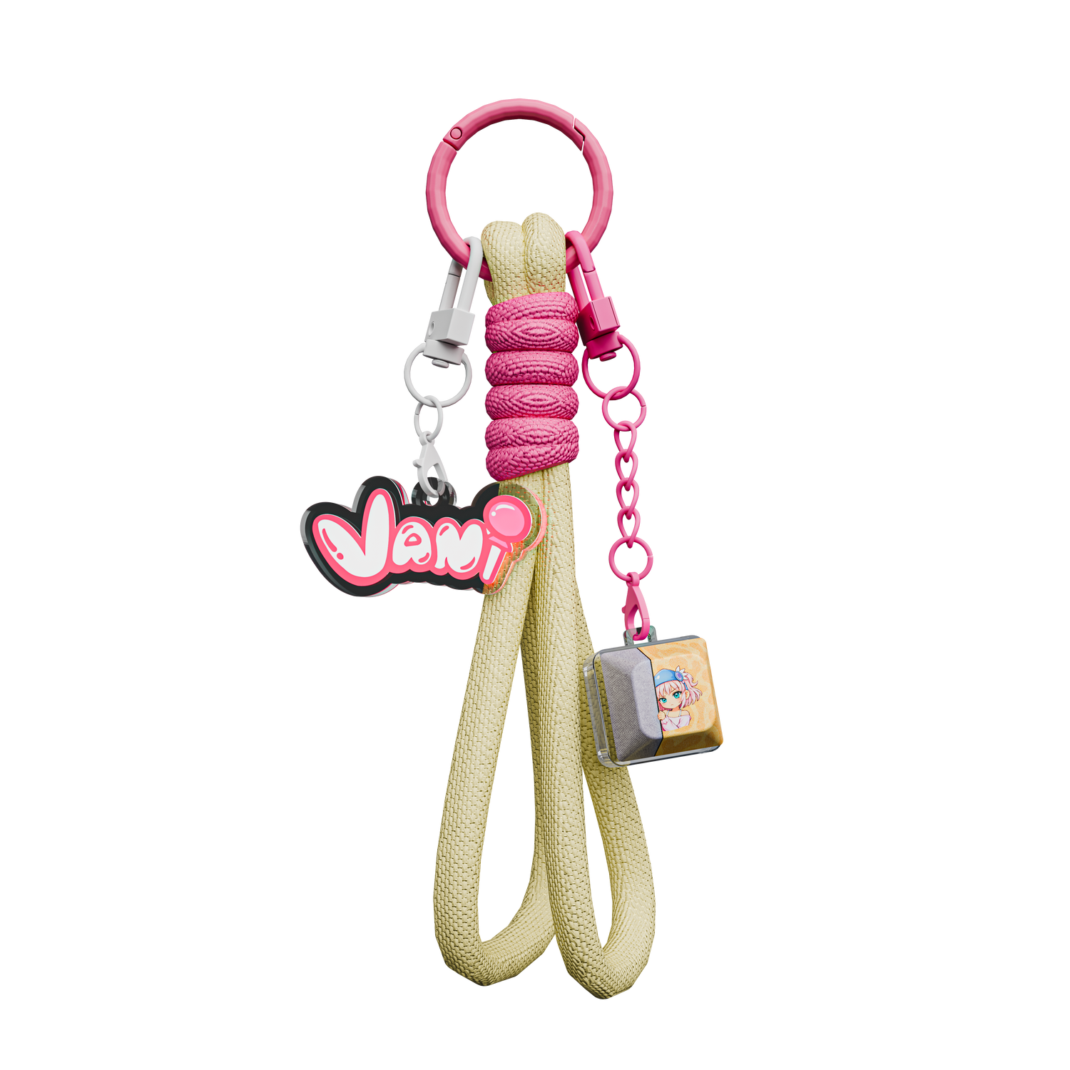 Vanilbean Fidget Keychain Style C