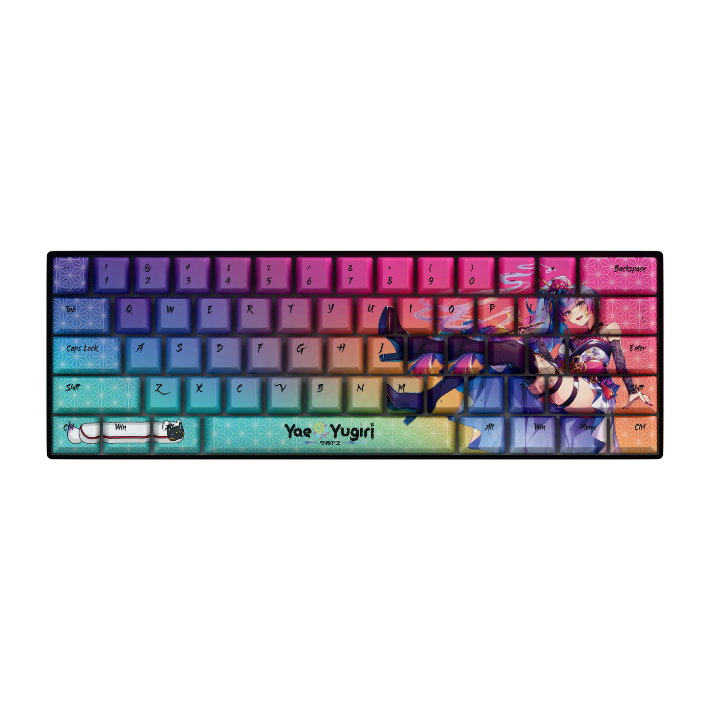Yae Yugiri  60% RGB Mechanical Keyboard