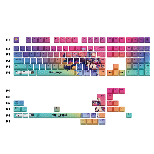 Yae Yugiri Keycaps Set